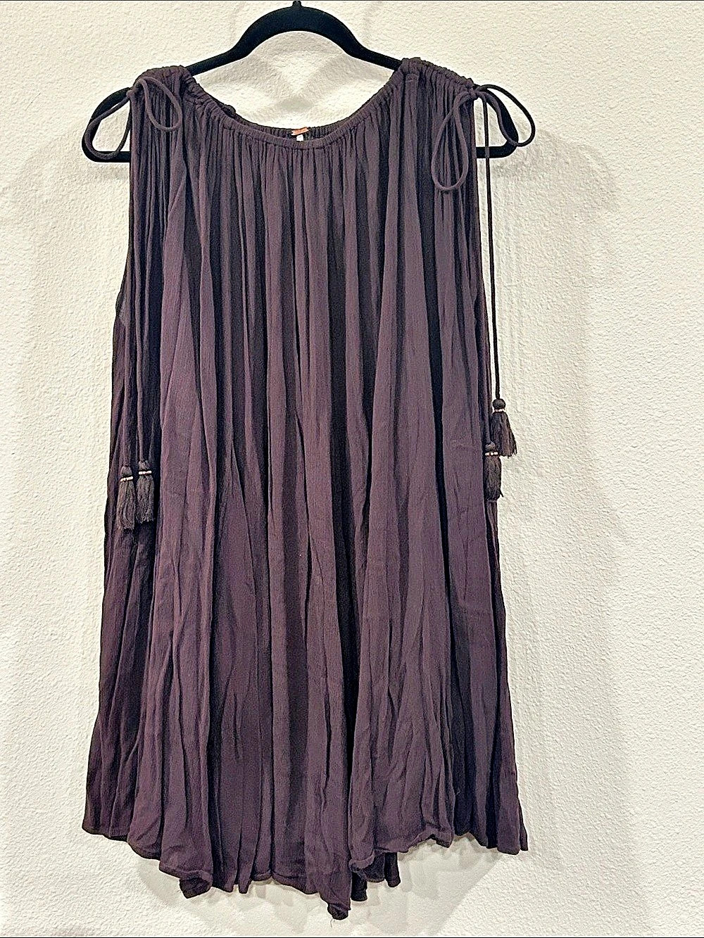 Free People Brown Maxi Dress Size Small Like New